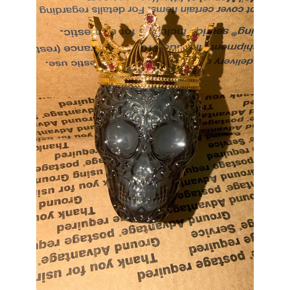 Bath and Body Works Wallflowers Plug Royal Skull Light Up Gold Crown halloween